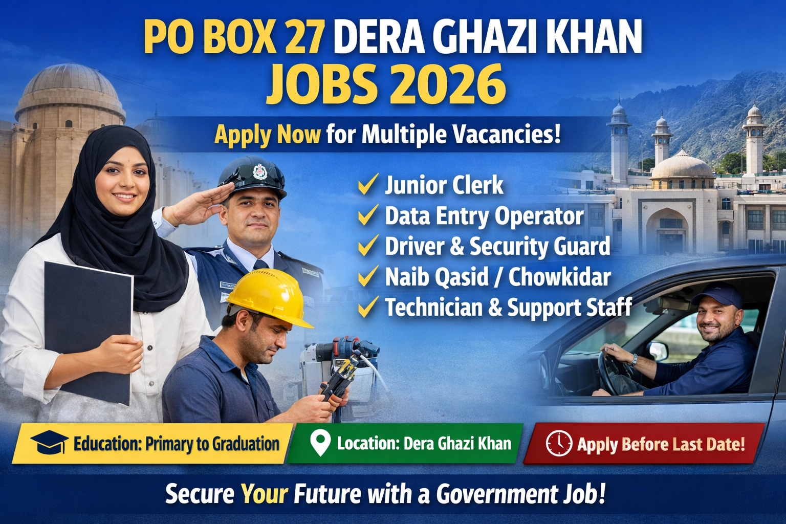 PO Box 27 Dera Ghazi Khan Jobs 2026