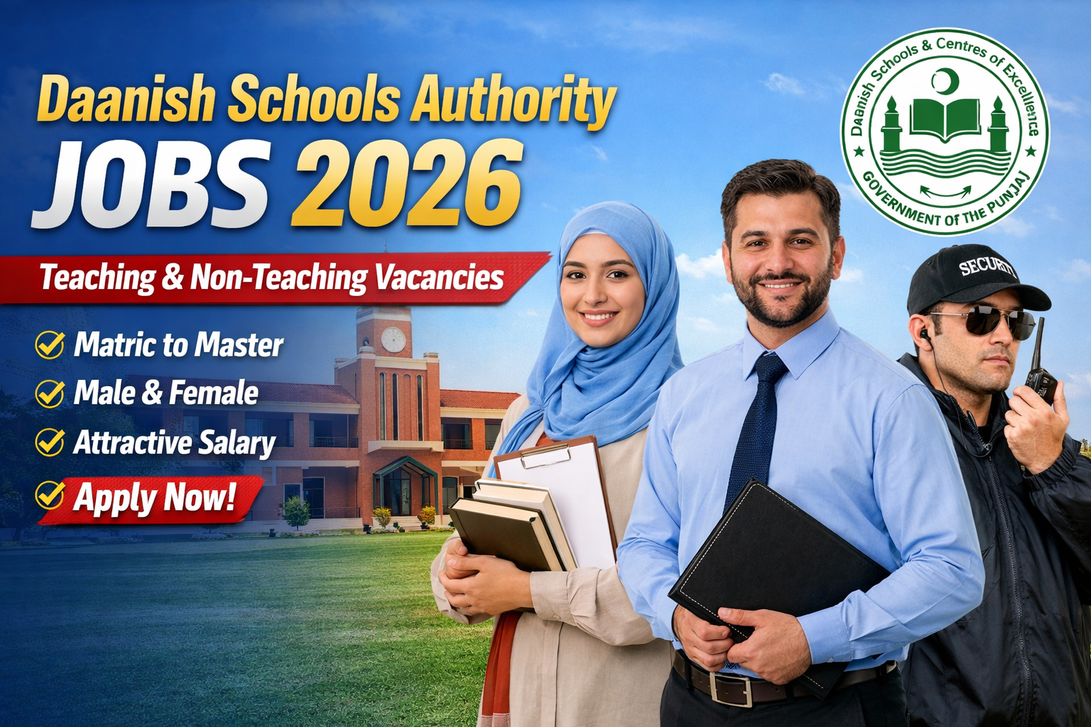 Daanish Schools Authority Jobs 2026