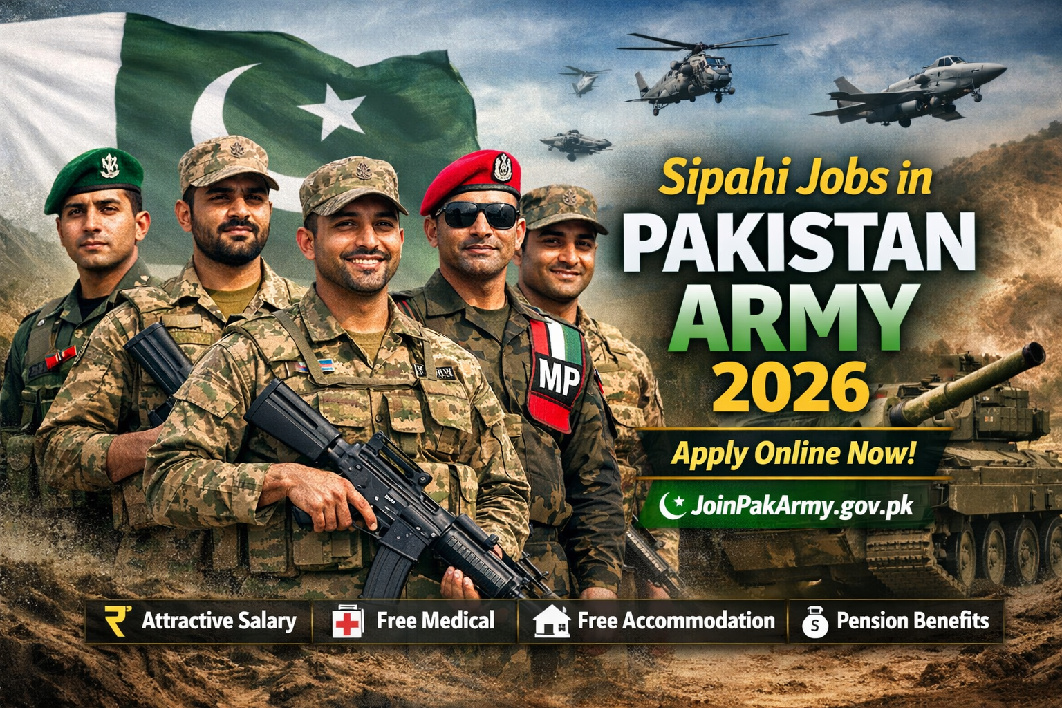 Sipahi Jobs in Pakistan Army 2026