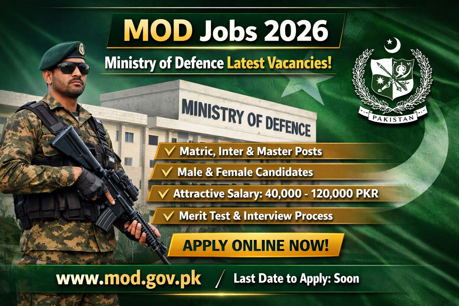 MOD Jobs 2026